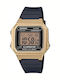 Casio Ψηφιακό Ανδρικό Ρολόι 43mm Χρονογράφος Μπαταρίας με Μαύρο Καουτσούκ Λουράκι