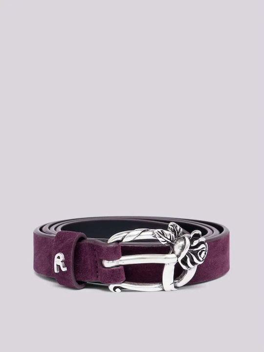 Damen Gürtel Burgundisch Leder Damen Gürtel