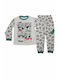 Supermini Set Top & Bottom Kids Cotton Pyjamas Green