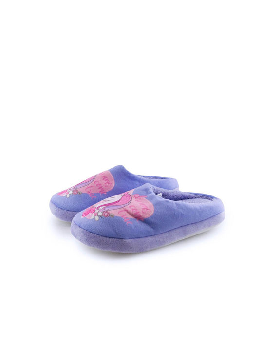 Love4shoes Kids Slippers Purple