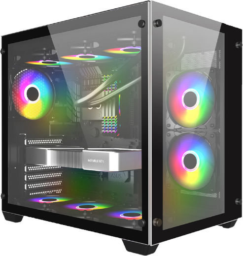 Vengeance Viper V4 Desktop PC Ryzen 5 5500 16GB DDR4 512GB SSD Radeon RX 6400 Kein Betriebssystem
