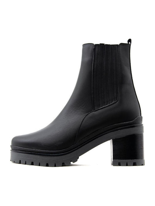 Leather Women's Chelsea Boots Black