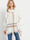 Funky Buddha Women's Poncho White