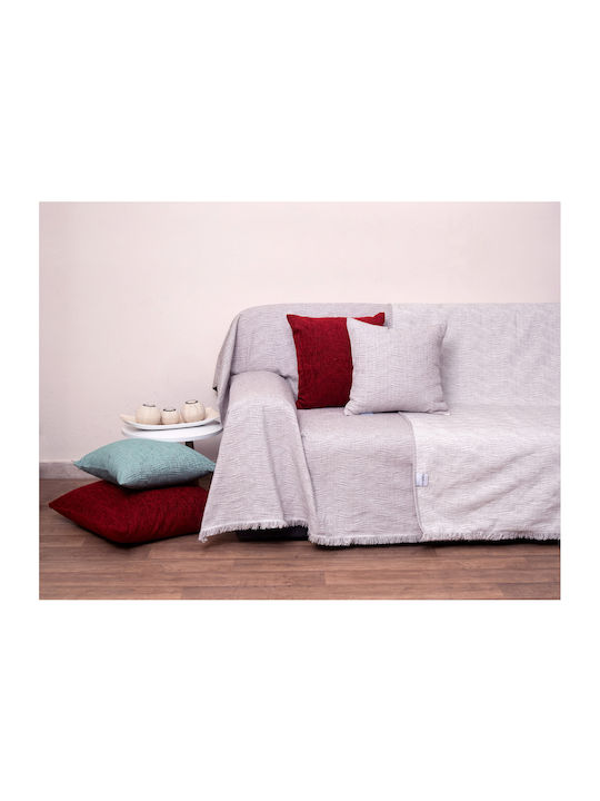 Anna Riska 1449 Ριχτάρι Πολυθρόνας Δύο 'Οψεων Chenille 180x150εκ. Grey 1449 431473