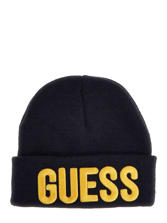 Guess Παιδικό Σκουφάκι Πλεκτό Navy Μπλε