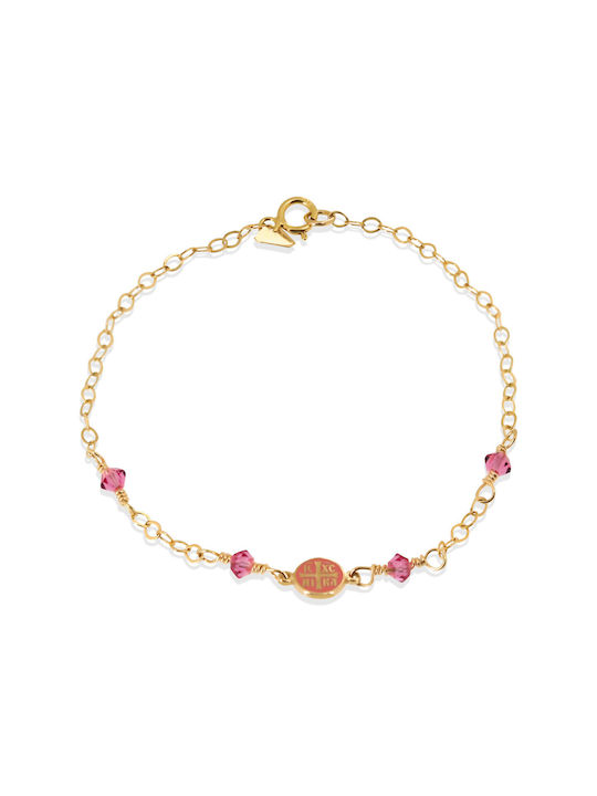 Vitopoulos Kids Gold Bracelet 9K for Girl