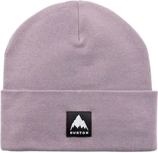Knitted Beanie Cap Purple