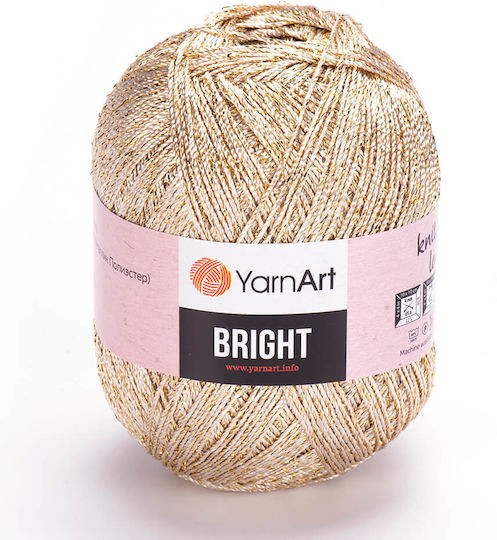 YarnArt Yarn for Bags Lace Thread Polyamide Gold 340m 90gr
