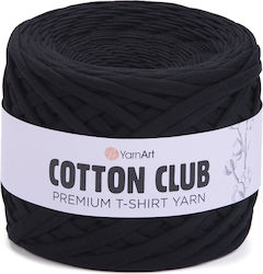 YarnArt Cotton Club Chunky Bumbac Negru 110m 310gr