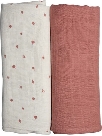 Fabelab Baby Burp Cloth 120x120cm 2 Pieces