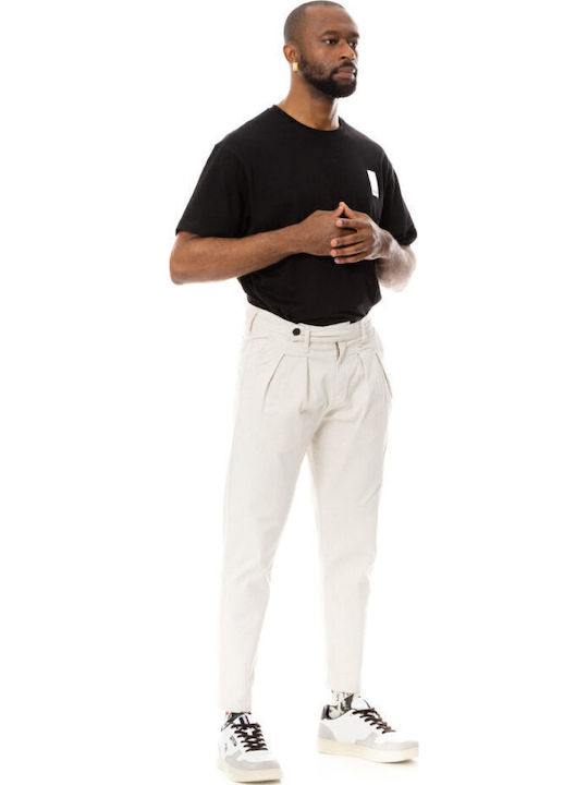 Cover Jeans Trousers Chino Elastic White