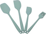 Silicone Cooking Utensil Set Green 4pcs