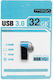 Treqa 32GB USB 3.0 Stick Μαύρο