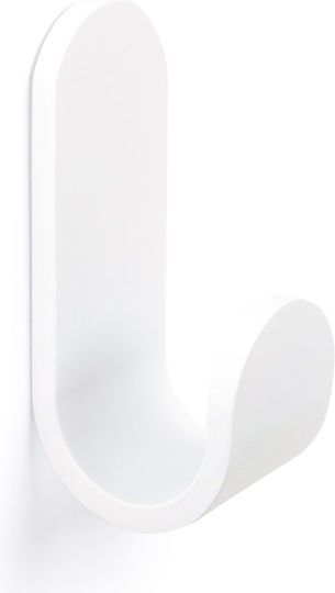 Viefe Wall Hanger Metal White 4x4.7x10cm