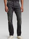 Men's Jeans Pants with Slim Straight Fit Black