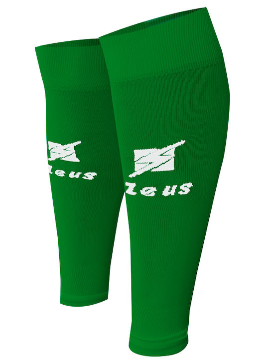 Zeus Leg Sleeves for Football Shin Guards Green 1 Pair