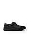 Leder Herren Freizeitschuhe Schwarz