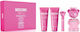 Moschino Bubblegum Set De Parfumuri Pentru Femei Cu Eau De Toilette 4 Bucăți
