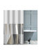 Guy Laroche Nolan Fabric Shower Grommet Curtain 240x185cm Stone