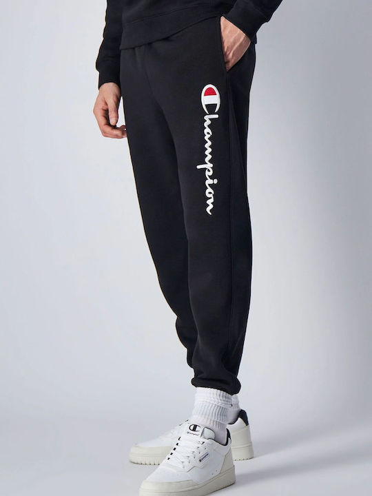 Champion Men's Sweatpants with Rubber Black