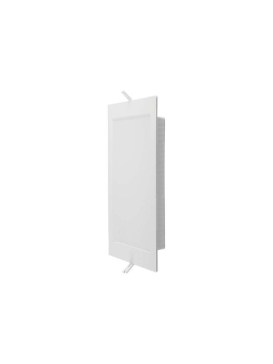 V-TAC Rectangle Metallic Recessed Spot with Integrated LED and Natural White Light White