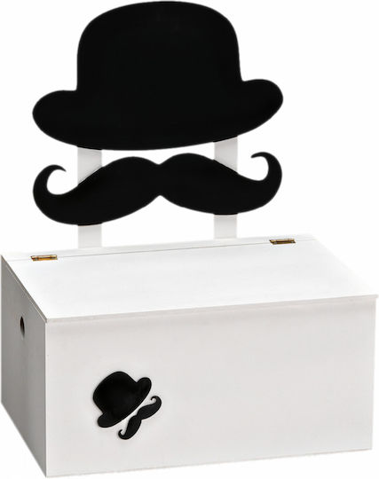 Novaker Baptism Cloth Box Little Man Made of Wood