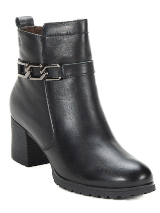 Treintas Shoes Damen Knöchelstiefel Schwarz