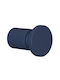 Pam & Co Single Wall-Mounted Bathroom Hook Blue