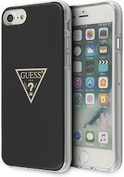 Guess Metallic Collection Plastic Back Cover Black (iPhone 5/5s/SE)