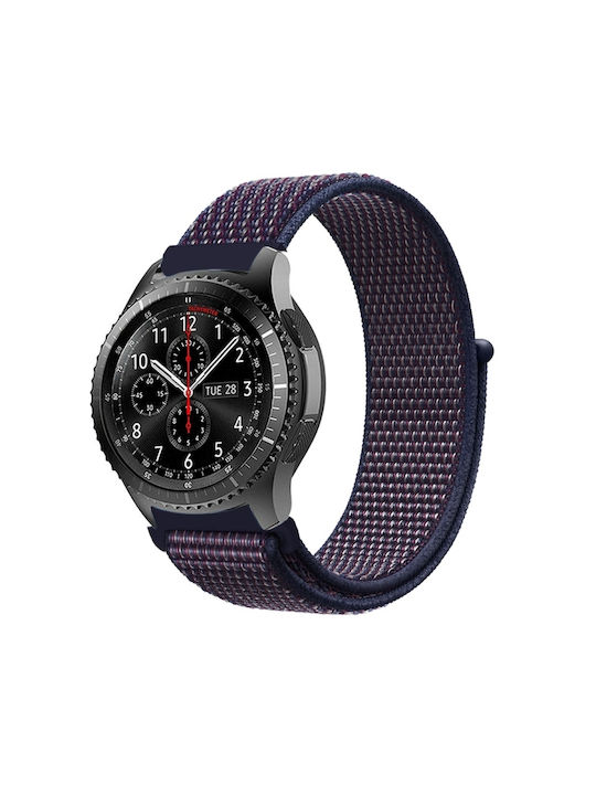 Braided Watch Curea Tesatura Albastru (Galaxy Watch 42mm - Ceas Galaxy 42mmHuawei Watch 4 / Watch 4 Pro)