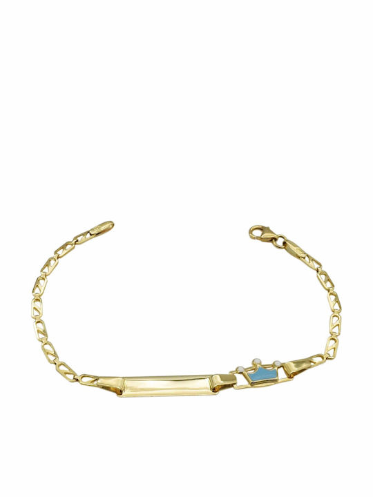 Krini Kinderarmband ID aus Gold 9K