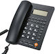 L019-3 Kabelgebundenes Telefon Büro Schwarz 620040