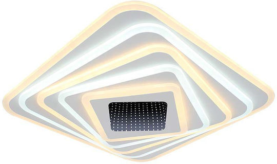 V-TAC Deckenleuchte 50cm Weiß mit Integrierter LED und Fernbedienung