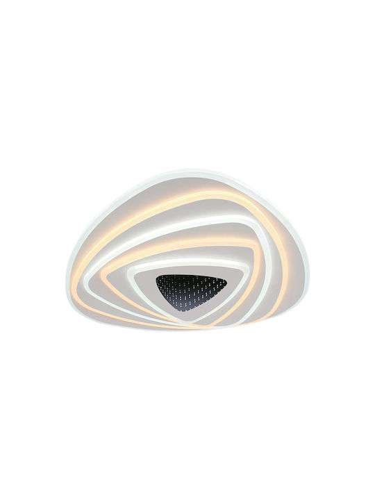 V-TAC Deckenleuchte 50cm Weiß mit Integrierter LED und Fernbedienung