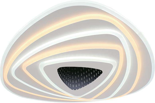 V-TAC Deckenleuchte 50cm Weiß mit Integrierter LED und Fernbedienung