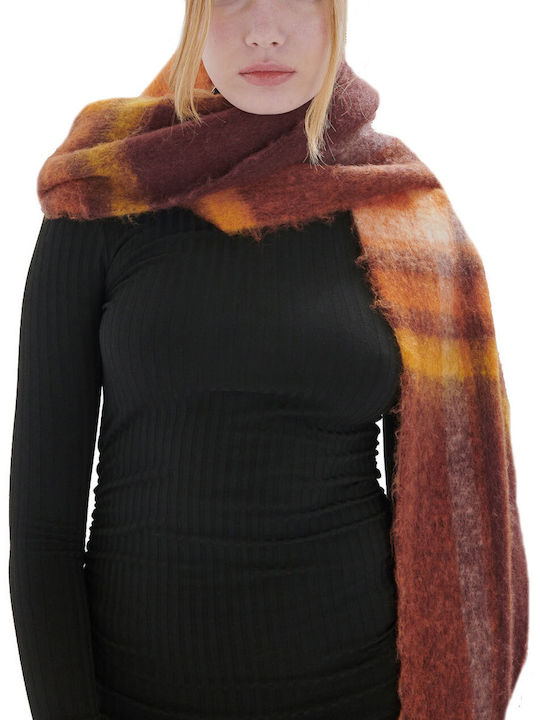 24 Colours Women's Wool Scarf Brown