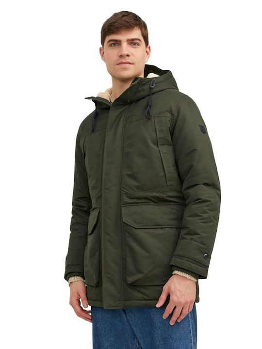 Jack & Jones Geacă pentru bărbați Parka Rosin Green