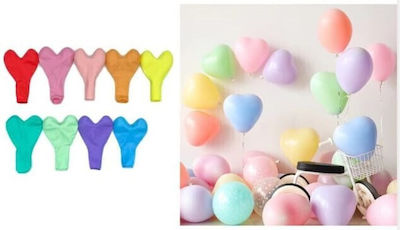 Set of 50 Balloons Latex Multicolour Valentine's Day Party