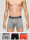 Superdry Herren Boxershorts Mehrfarbig 3Packung