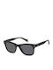 Polaroid Unisex Sunglasses with Black Plastic Frame and Gray Polarized Lens PLD6206/S 807/M9