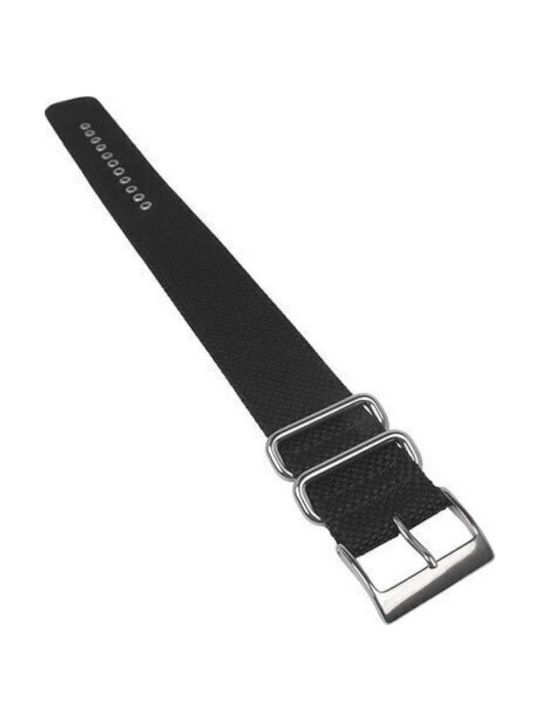 Casio Υφασμάτινο Λουράκι Μαύρο 23mm