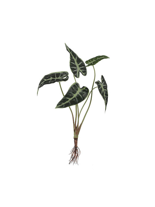 Edelman Decorative Artificial Plant Alocasia Green 40cm 1pcs