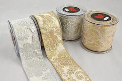 LiebeQueen Floral Silver Ribbon