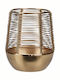 Candle Holder suitable for Tealights Metal in Gold Color 10x12x12cm 1pcs