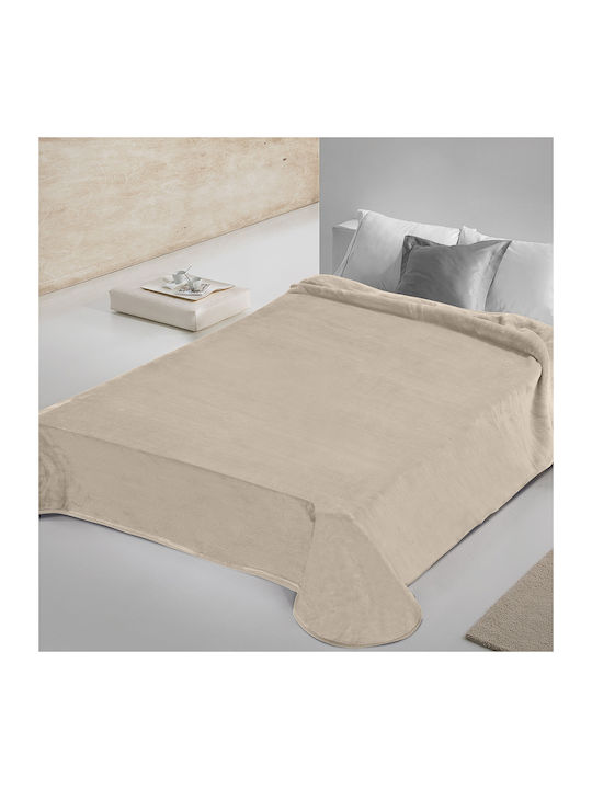Adam Home 700 Velvet Blanket Double 240x260cm Cappuccino