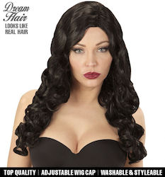 Carnival Wig Curly Black