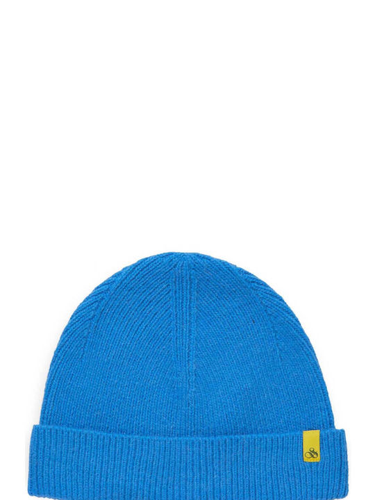 Scotch & Soda Beanie Unisex Beanie Gestrickt in Blau Farbe