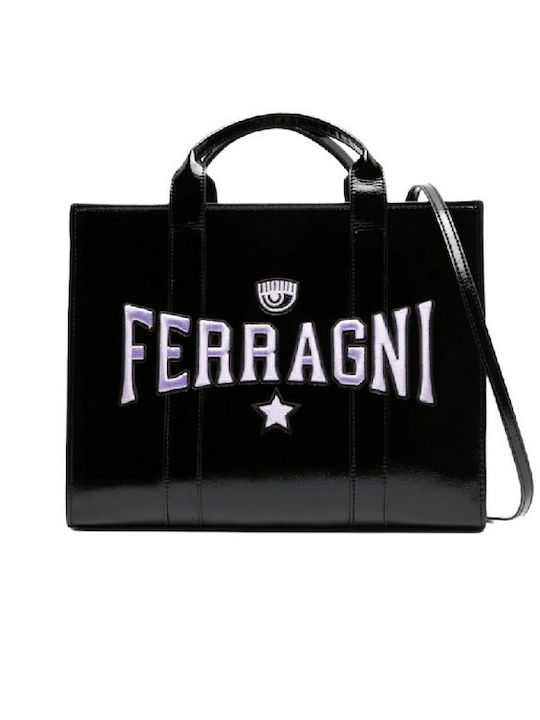 Chiara Ferragni Range Γυναικεία Τσάντα Ώμου Μαύρη