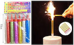 Birthday Candle Multicolored 6pcs SDS-23163