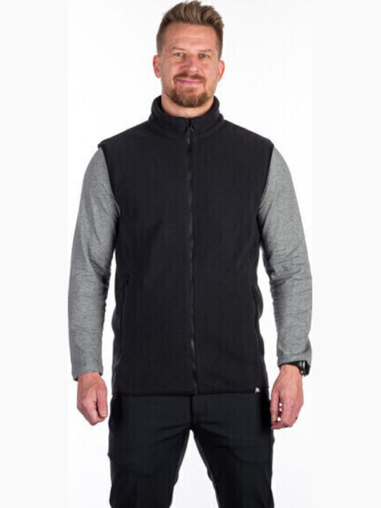 Ανδρική Ζακέτα Fleece Μαύρη